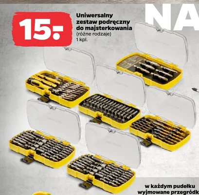 Uniwersalny zestaw podręczny do majsterkowania promocja w Netto
