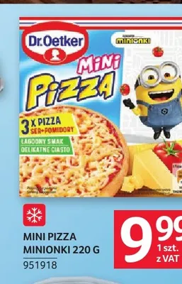 Mini pizza Minionki Dr. Oetker promocja w Selgros