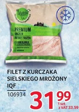 Filet z kurczaka sielskiego mrożony Sielski IQF promocja w Selgros