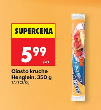 Ciasto kruche promocja w Biedronka