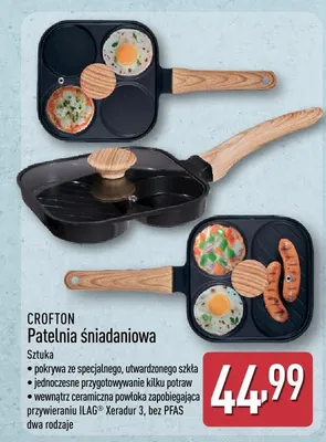 Patelnia śniadaniowa Crofton promocja w Aldi