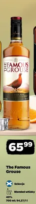 Whisky The Famous Grouse 40% promocja w Netto