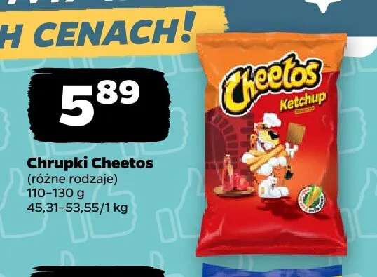 Chrupki Cheetos Ketchup promocja w Netto