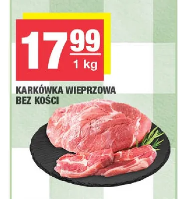 Karkówka wieprzowa bez kości promocja w SPAR