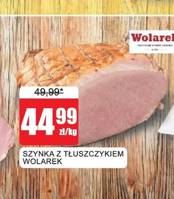 Szynka z tłuszczykiem Wolarek promocja w Bingo