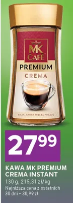 Kawa MK Premium Crema instant promocja w Stokrotka