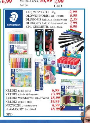 Komplet geometryczny Staedtler 4 el. L-20 cm promocja w Leclerc