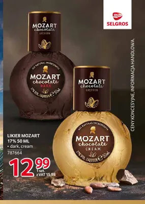 Likier Mozart dark promocja w Selgros