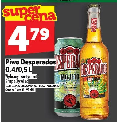 Piwo Desperados Mojito promocja w TOPAZ