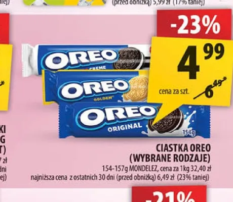 Ciastka Oreo Golden promocja w Arhelan