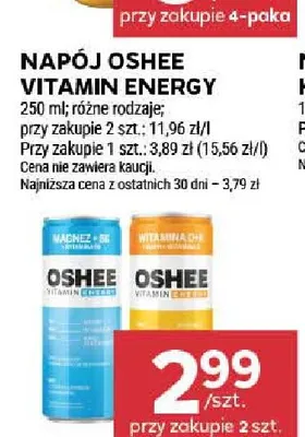 Napój Oshee Vitamin Energy Magnez + B6 promocja w Stokrotka