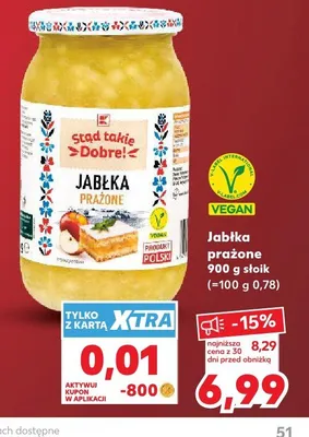 Jabłka prażone Stad takie Dobre! promocja w Kaufland