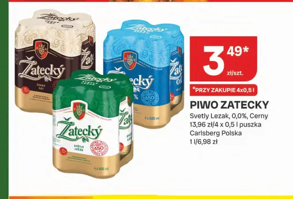 Piwo bezalkoholowe Zatecky promocja w Chorten