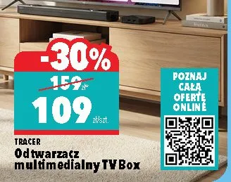 Odtwarzacz multimedialny TV Box promocja w Biedronka Home