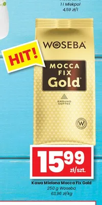 Kawa mielona Woseba Mocca Fix Gold promocja w emma MARKET
