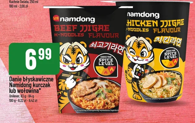 Danie błyskawiczne wołowina Namidong promocja w POLOmarket