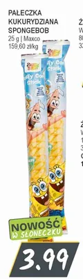 Pałeczka kukurydziana SpongeBob Maxco promocja w Słoneczko