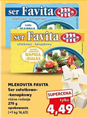 Ser sałatkowo-kanapkowy różne rodzaje promocja w Kaufland