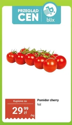 Pomidory cherry czerwone promocja w Dino