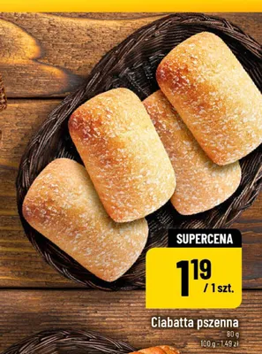 Ciabatta pszenna promocja w POLOmarket