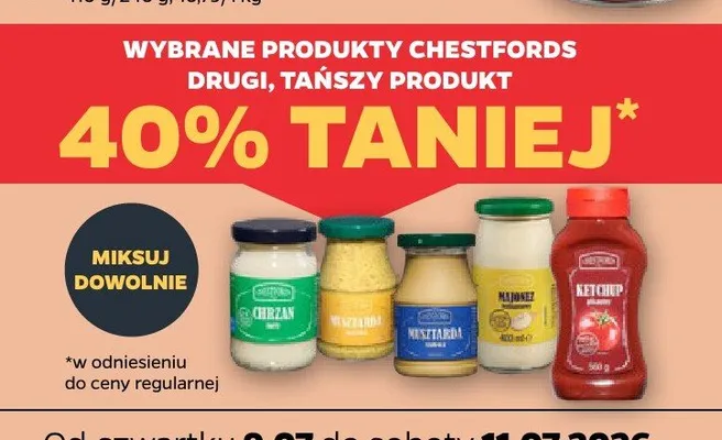 Majonez Chestfords promocja w Netto