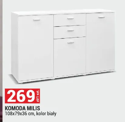 Komoda Milis promocja w Merkury Market
