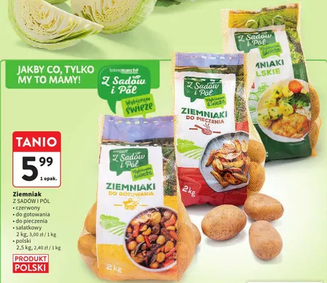 Ziemniak do gotowania promocja w Intermarche