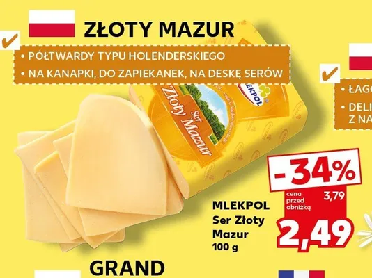 Ser Złoty Mazur promocja w Kaufland