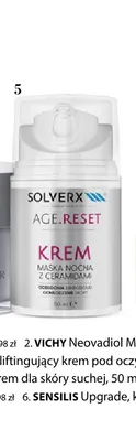 Krem-maska do twarzy na noc Solverx Age Reset promocja w Hebe