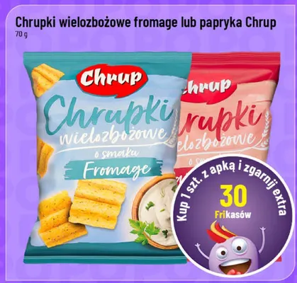 Chrupki wielozbożowe papryka promocja w POLOmarket