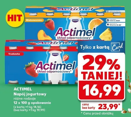 Napój jogurtowy różne rodzaje 12 x 100g opakowanie promocja w Kaufland