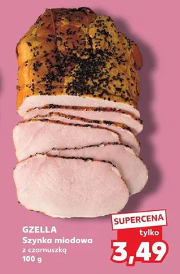 Szynka miodowa z czosnuszką promocja w Kaufland