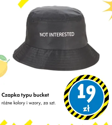 Czapka typu bucket TEDi promocja w Tedi