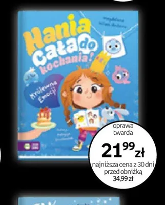 Książka Hania Cała do kochania! Królewna Emocji oprawa twarda promocja w Empik