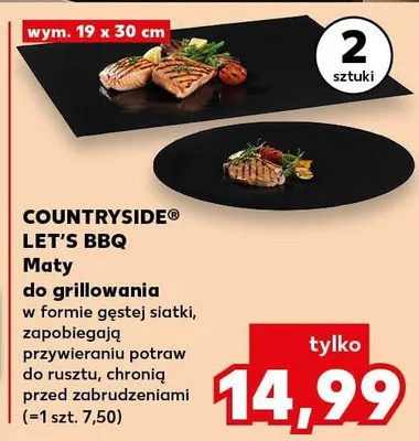 Maty do grillowania Let's BBQ promocja w Kaufland