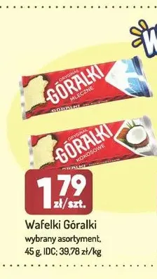 Wafelki Góralki mleczne promocja w Avita