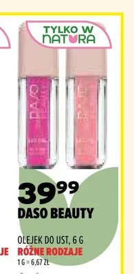 Olejek do ust Daso Beauty promocja w Drogerie Natura