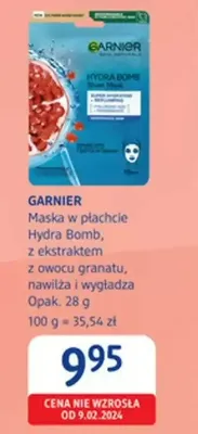 Maska w płachcie Hydra Bomb, z ekstraktem z owocu granatu, nawilża i wygładza promocja w Drogerie DM