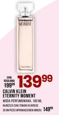 Woda perfumowana Calvin Klein Eternity Moment promocja w Drogerie Natura