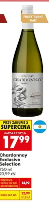 Wino Chardonnay Exclusive Selection promocja w Biedronka