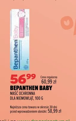 Maść ochronna dla niemowląt Bepanthen Baby promocja w Drogerie Natura