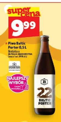 Piwo Baltic Porter promocja w TOPAZ