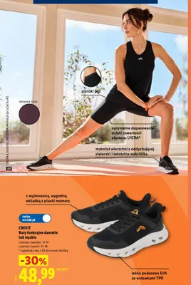 Buty funkcjonalne damskie Crivit promocja w Lidl