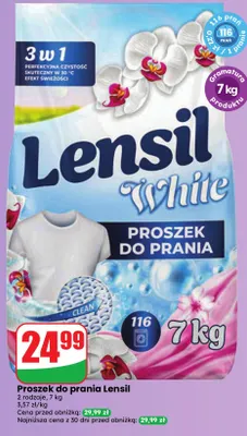 Proszek do prania Lensil promocja w Dino