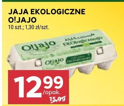 Jaja ekologiczne O!Jajo promocja w Stokrotka