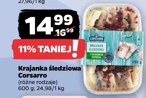 Krajanka śledziowa, różne rodzaje promocja w Netto
