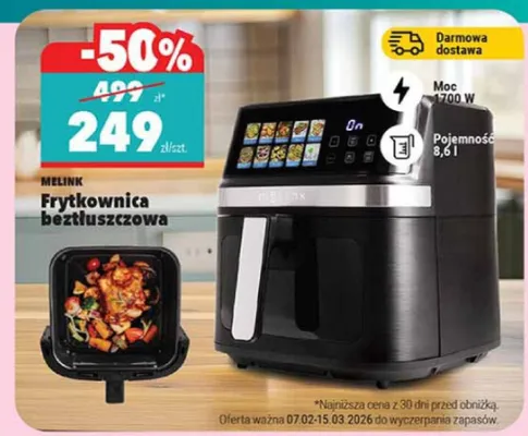 Frytkownica beztłuszczowa promocja w Biedronka