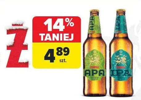 Piwo APA promocja w Carrefour Market