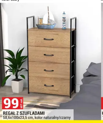 Regał z szufladami promocja w Merkury Market