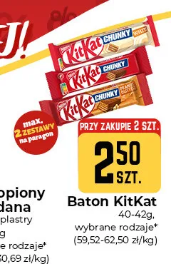 Baton KitKat Chunky White promocja w Społem Częstochowa